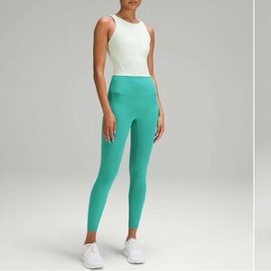 Lululemon Wonder Train High Rise Tight 2 Kelly Green 25” Inseam Leggings